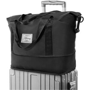 Travel Duffel Bag - Large Overnight Bag, Black *NEW*